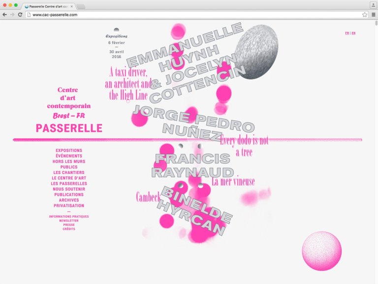 Passerelle, Brest — website