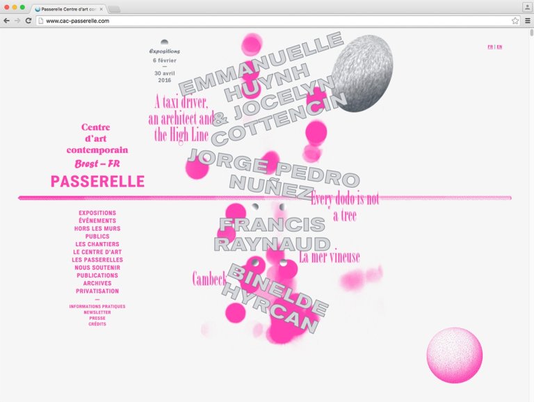 Passerelle, Brest — website